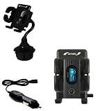 iRiver T60 Auto Cup Holder with Car Charger - Uses Gomadic TipExchange
