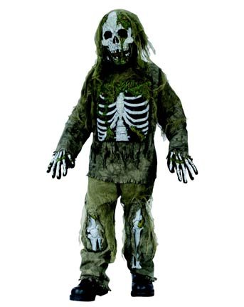 Fun World Skeleton Zombie, Medium (8-10)