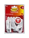 Command Medium Hooks, White, 6-Hook