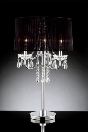 New: Modern Simplicity Collection Crystal Table Lamp
