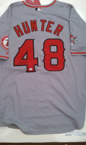 Torii Hunter Signed Authentic Anaheim Angels Jersey