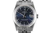 Rolex Midsize Stainless Steel Datejust Blue Dial
