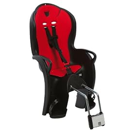 Hamax Kiss One Point Fitting Rear Mounted Seat Black