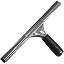 Unger Professional 961010C 12-Inch Stainless Steel Window Squeegee with Rubber Grip and Bonus Rubber