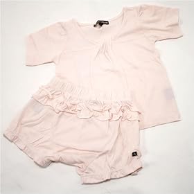 Click here to buy Barefoot Dreams Infant Ruffle Bloomer and Tee Set... by Barefoot Dreams.
