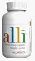 Alli Weight-Loss Aid, Orlistat 60mg Capsules, 60-Count Starter Pack