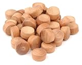 Mahogany Round Head Plugs 3/8