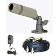 3.6mm Lens Sony CCD Bullet Weatherproof Camera With Free Camera Power Supply and 100ft Video Power Cable BC21sKC 1ON