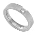 18K White Gold 1/4 ct. Machine Set Diamond Wedding Band (F-G Color, VS Clarity)
