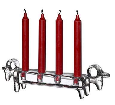Kosta Boda Rudolph Candlestick