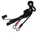 Battery Tender 081-0069-6 Ring Terminal Harness with Black Fused 2-Pin Quick Disconnect Plug
