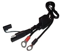 Battery Tender 081-0069-6 Ring Terminal Harness with Black Fused 2-Pin Quick Disconnect Plug