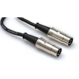 HOSA PREMIUM MIDI CABLE - MIDI CABLE, Metal Plugs, 10 ft.