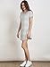 CHOiES record your inspired fashion Women's Black Striped Shift Tunic Mini Dress-Basic Summer tee Dress S
