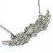 Crystal Winged Heart Pendant Necklace Fashion Jewelry
