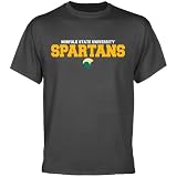NCAA Norfolk State Spartans Charcoal University Name T-shirt