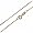 18K Gold Over Sterling Silver 1mm Box Chain Necklace 14