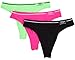 Umbro Women's Seamless Thong Panties 3-Pack - Assorted Colors