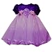 Rare Editions Baby/Infant Girls 12M-24M EGGPLANT-PURPLE OMBRE SHANTUNG TULLE Special Occasion Weddin