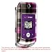 NEW Burbbery Checkbox Checkered Hot Pink Snap-On Cover Case Cell Phone Protector for Motorola W755 + Lanyard Gift