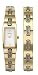 Accurist LB1360G Ladies Gold tone stone set watch and matching bracelet gift set