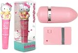 Hello Kitty Pink Pocket Rocket Vibrator and Wireless Vibrating Remote Control Pink Vibrator