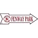 MLB Baseball 6" x 20" Arrow Shaped Stadium Sign - Boston Red Sox Fenway Park