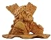 Jesus falling under Cross - olive wood Statue - Museum quality ( 12 inches high )