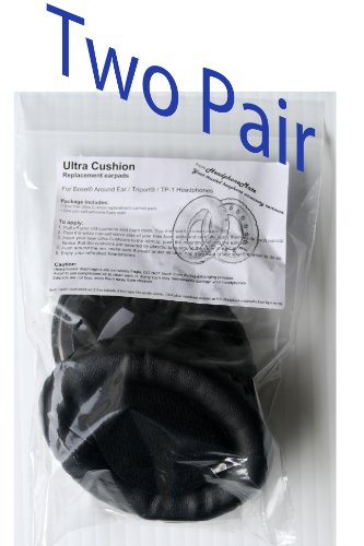 (2 Pair) Replacment Ear Pads for Bose® Around Ear / Triport® 1 TP® 1 Headphones