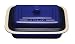 Le Creuset Stoneware 8-1/2-by-11-Inch Covered Deep Dish Baker, Cobalt Blue