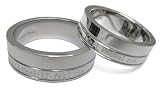 I feel U feel me - Engraved Matching Wedding Ring