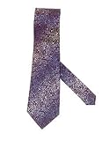 Sean John - Sean John Blue Elaborate Shaded Ivy Design Tie