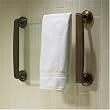 Thermique 37" Wall Mounted Heated Glass Towel Warmer with Timer - Oil Rubbed Bronze