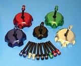 BIKEIT FUEL CAP MX WITH VENT VALVE CR / KX/KXF / RM/RMZ RED (FITS 50MM OD THREAD): MOTO-X