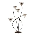 Hurricane Candleholder Stand with 5 Conelets