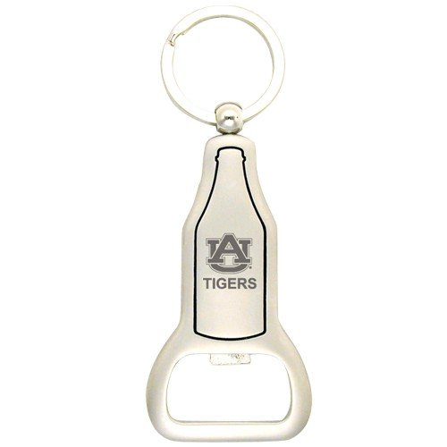Auburn Tigers Brushed Metal Bottle Opener Keychain