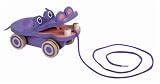 Happy Hippo Pull Toy