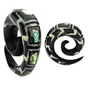 0 Gauge Organic Horn Spiral