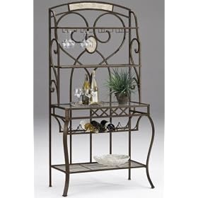 Brookside Baker's Rack 72hx35wx18d Brown Pwdr Coat by Home Decorators Collection