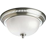 IMAGE OF Progress Lighting PV005-09 Decorative Bathroom Exhaust Fan, Brushed Nickel
