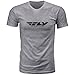 Fly Racing Corp T-Shirt (Large) (Dark Heather Grey)