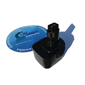 UpStart Battery for Dewalt 12 Volt Power Tools. Includes UpStart Battery Mouse Pad. 12V.1300mAh