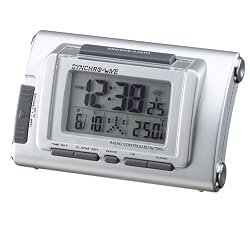 MAG (マグ) 置時計 電波時計 エンデバー T-555 SM (銀メタリック)