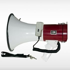 New 50 Watt Megaphone Bullhorn Microphone Siren Speaker Music