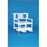 Bariatric Shower Chair with 30 Between Arms Mesh Backrest Color: Laguna Bariatric Shower Chair with 30 Between Arms Mesh Backrest Color: Laguna