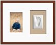 Pearhead Babyprints Keepsake Frame Kit - Mahogany