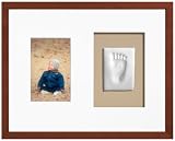 Pearhead Babyprints Keepsake Frame Kit - Mahogany