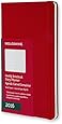 Moleskine 2016 Weekly Notebook, 12M, Pocket, Scarlet Red, Hard Cover (3.5 x 5.5)