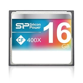 Silicon Power 16GB Hi Speed 400x Compact Flash Card (SP016GBCFC400V10)