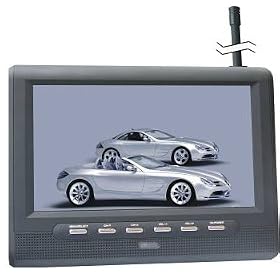 Allcam 7" Portable Analog & Digital TV Freeview Recorder Media Player w/ Battery